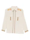 Diega Embroidered Shirt In Neutral