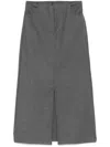 Diega Jonato Maxi Skirt In Grey