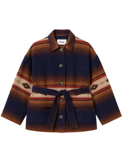 Diega Organic Cotton Jersey Shirt In Navy