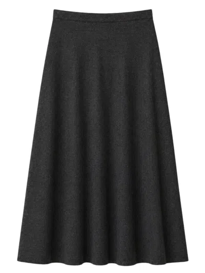 Diega Tailored Wool-blend Skirt In Black