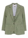 Diega Wool Blazer In Green