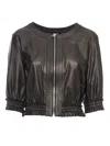 Diego M Lasered Jacket In Nero