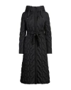 Diego M Woman Puffer Black Size 4 Polyester