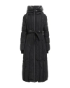 Diego M Woman Puffer Black Size 6 Polyester, Nylon, Acrylic, Wool In Black