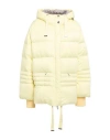 Diego M Woman Puffer Pastel Yellow Size 4 Polyester In Yellow
