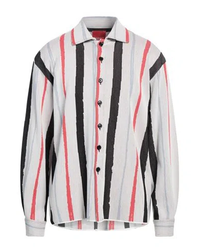 Diego Marquez Man Shirt Off White Size 42 Viscose, Polyamide