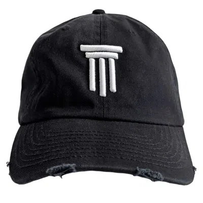 Diego Venturino Black Cotton Hats & Men's Cap
