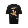 Diego Venturino Black Cotton T-shirt In Black