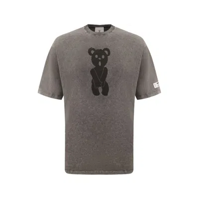 Diego Venturino Gray Cotton T-shirt