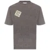 Diego Venturino Gray Cotton T-shirt In Gray
