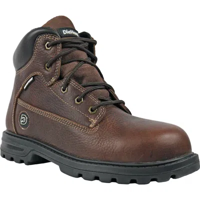 Diehard Charger V2 Soft Toe Waterproof Work Shoe In Brown
