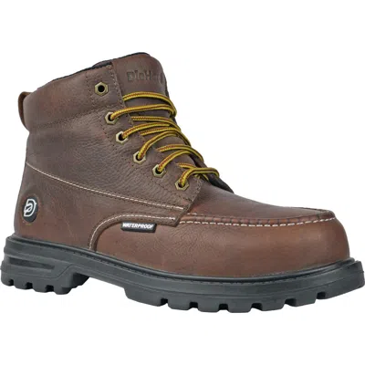 Diehard Tundra Moc Toe Composite Toe Waterproof Work Shoe In Brown