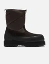 Diemme Panelled Chunky Suede Boots In Multicolor