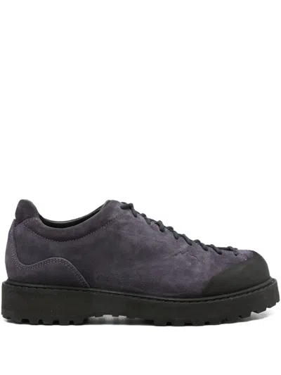 Diemme Ampezzo Lace-up Suede Sneakers In Blue