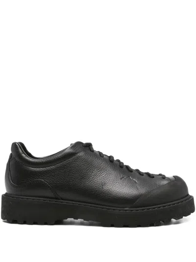 DIEMME AMPEZZO LEATHER LACE-UP SNEAKERS