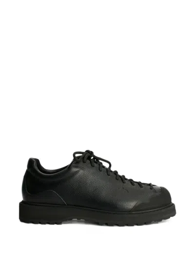 Diemme Ampezzo Leather Sneakers In Black