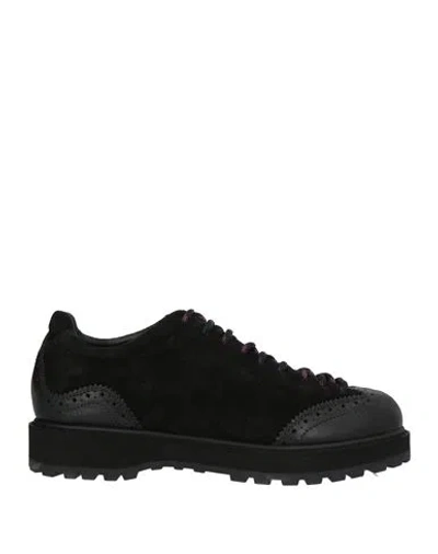 Diemme Ampezzo Man Lace-up Shoes Black Size 10 Leather