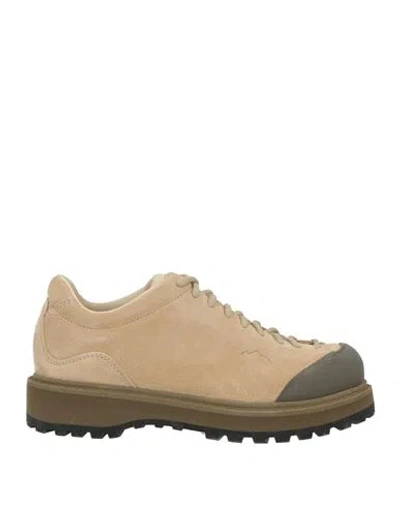 Diemme Ampezzo Woman Ankle Boots Beige Size 6 Leather In Sand