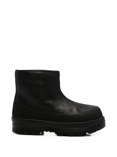 Diemme Badia Shearling Leather Boots In Black