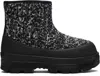 Diemme Black & White Badia Shearling Boots In Multi