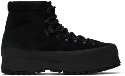 Diemme Black Rosset Boots In Black Suede