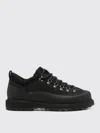 Diemme Roccia Basso Sport Leather Sneakers In Black