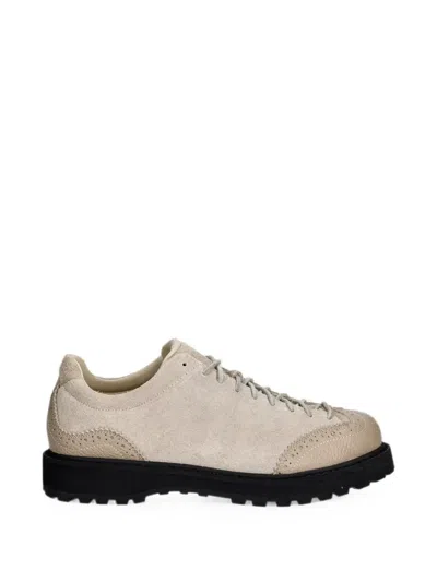 Diemme Brogue-detail Panelled Lace-up Derby Shoes In Neutral
