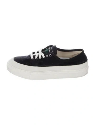 Pre-owned Diemme Canvas Sneakers In Black