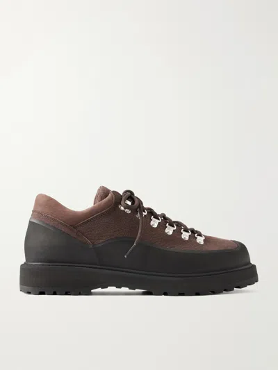 Diemme Urban Trekking Lace-up Shoes With Suede Upper And Rubber Mudguard In Blue