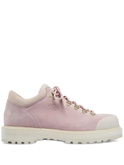Diemme Cornaro Lace-up Boots In Pink