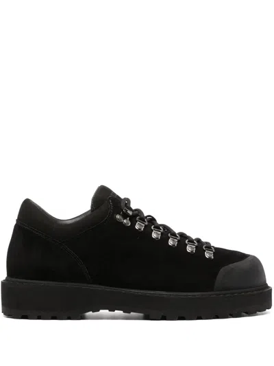 DIEMME CORNARO LOW-TOP SUEDE BOOTS