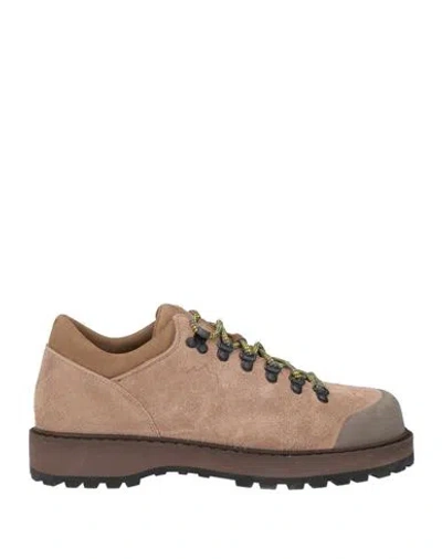 Diemme Cornaro Man Ankle Boots Taupe Size 10 Leather In Brown