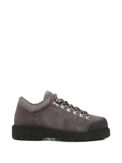 Diemme Cornaro Suede Lace-up Boots In Gray