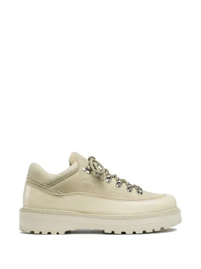 Diemme Cream Suede Sneakers In Neutral