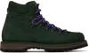 Diemme Green Roccia Vet Boots In Deep Forest Suede