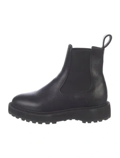 Pre-owned Diemme Leather Chelsea Boots In Blue