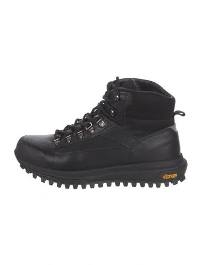 Pre-owned Diemme Leather Hiking Boots In Black