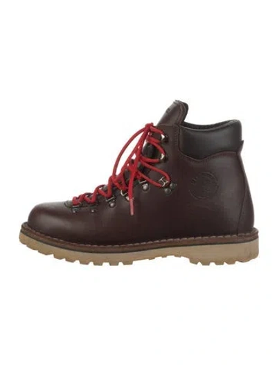 Pre-owned Diemme Leather Hiking Boots In Brown