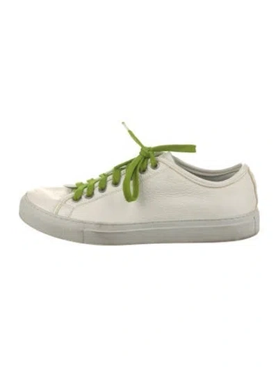 Pre-owned Diemme Leather Sneakers In White