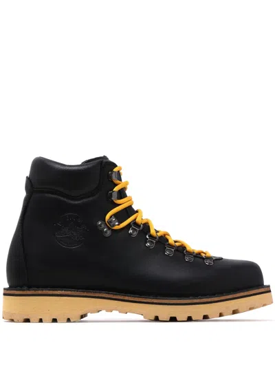 Diemme Logo-debossed Boots In Black