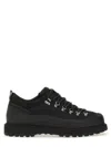 Diemme Roccia Basso Sport Leather Sneakers In Black