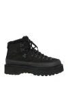 Diemme Man Ankle Boots Black Size 9 Leather In Black