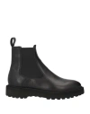 Diemme Man Ankle Boots Black Size 9 Leather In Black
