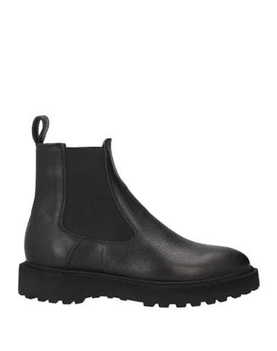 Diemme Man Ankle Boots Black Size 9 Leather