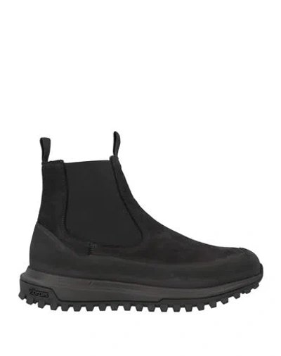Diemme Man Ankle Boots Black Size 9 Leather, Rubber