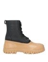 Diemme Man Ankle Boots Black Size 8 Leather, Rubber