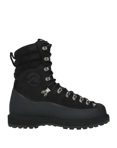 Diemme Man Ankle Boots Black Size 6 Leather, Rubber