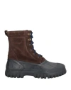Diemme Man Ankle Boots Dark Brown Size 10 Leather, Rubber