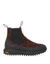 Diemme Man Ankle Boots Dark Brown Size 11 Leather In Brown