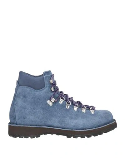Diemme Man Ankle Boots Light Blue Size 10 Leather
